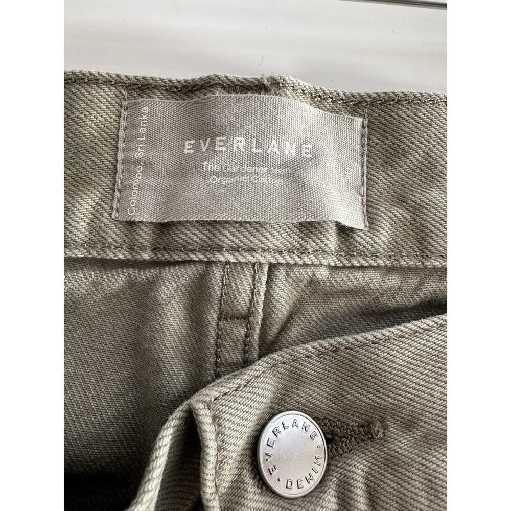 Everlane Olive Wide Leg Jeans - Picture 12 of 13